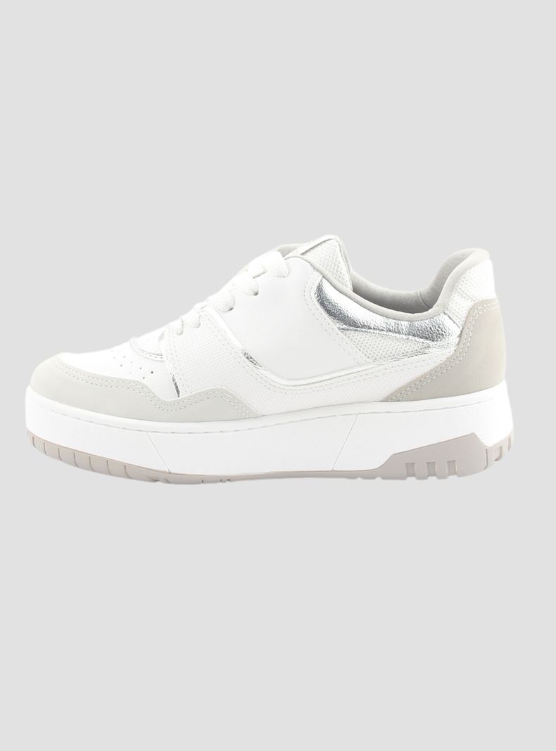 Zapatilla Via Marte Mujer 042-001-02 Blanco Casual-3