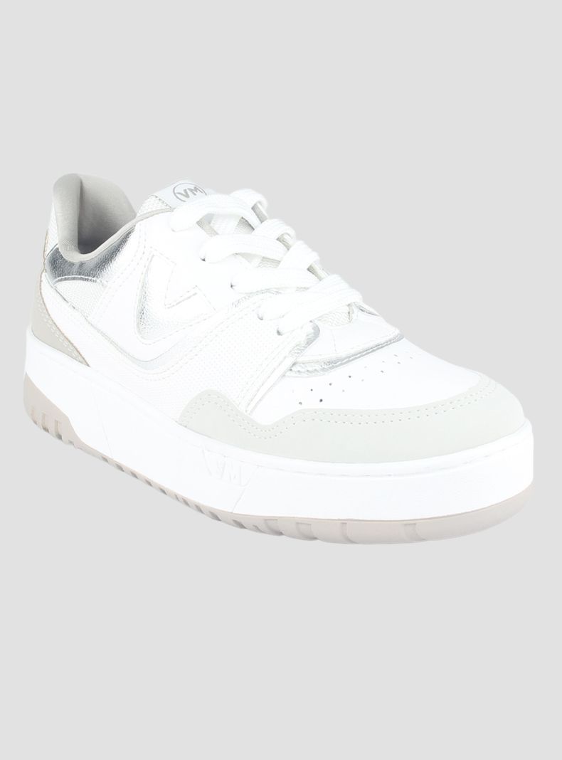 Zapatilla Via Marte Mujer 042-001-02 Blanco Casual-4