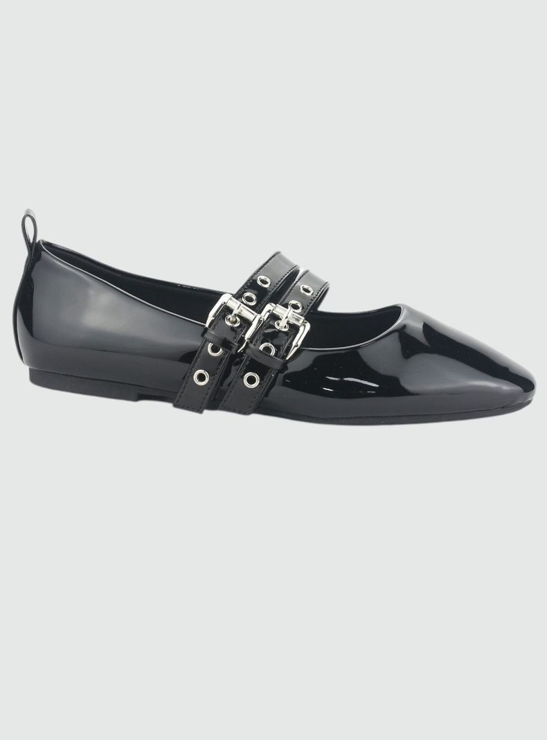 Zapato Chalada Mujer Miu-3 V Negro Negro Casual-0
