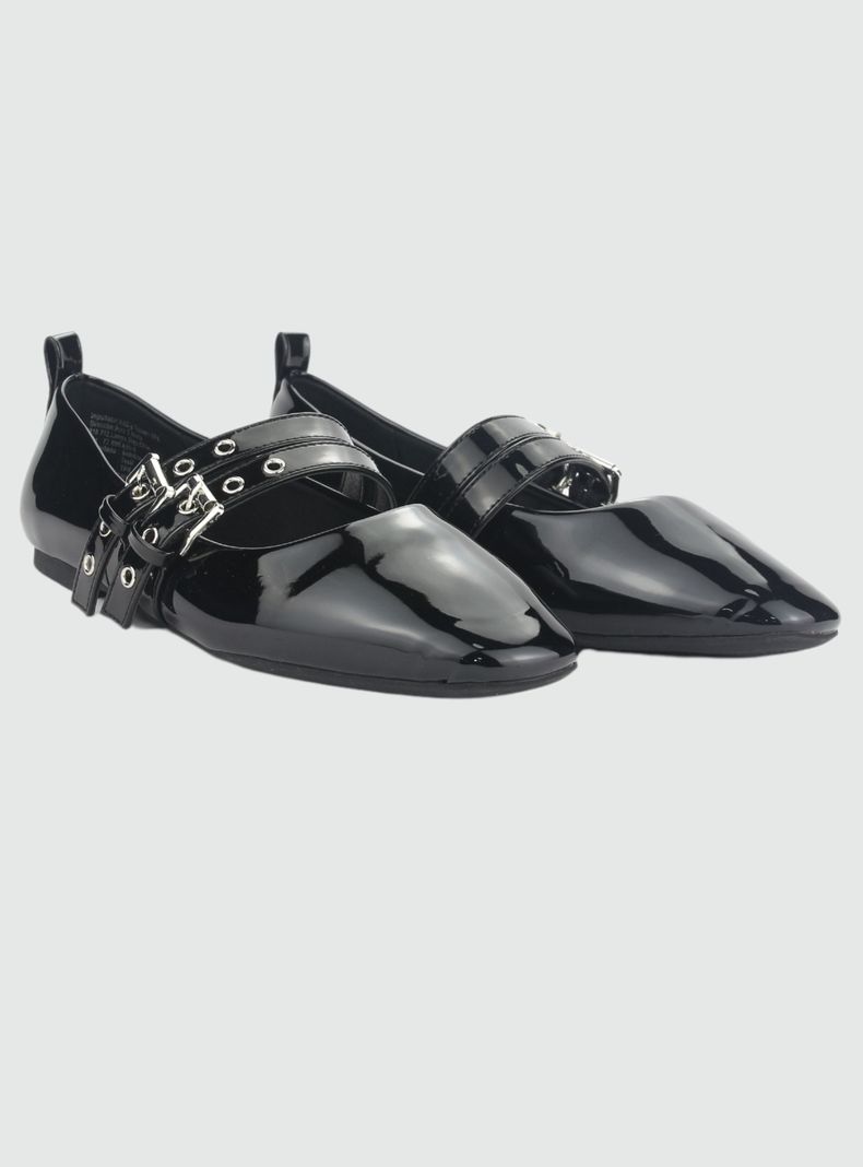 Zapato Chalada Mujer Miu-3 V Negro Negro Casual-4