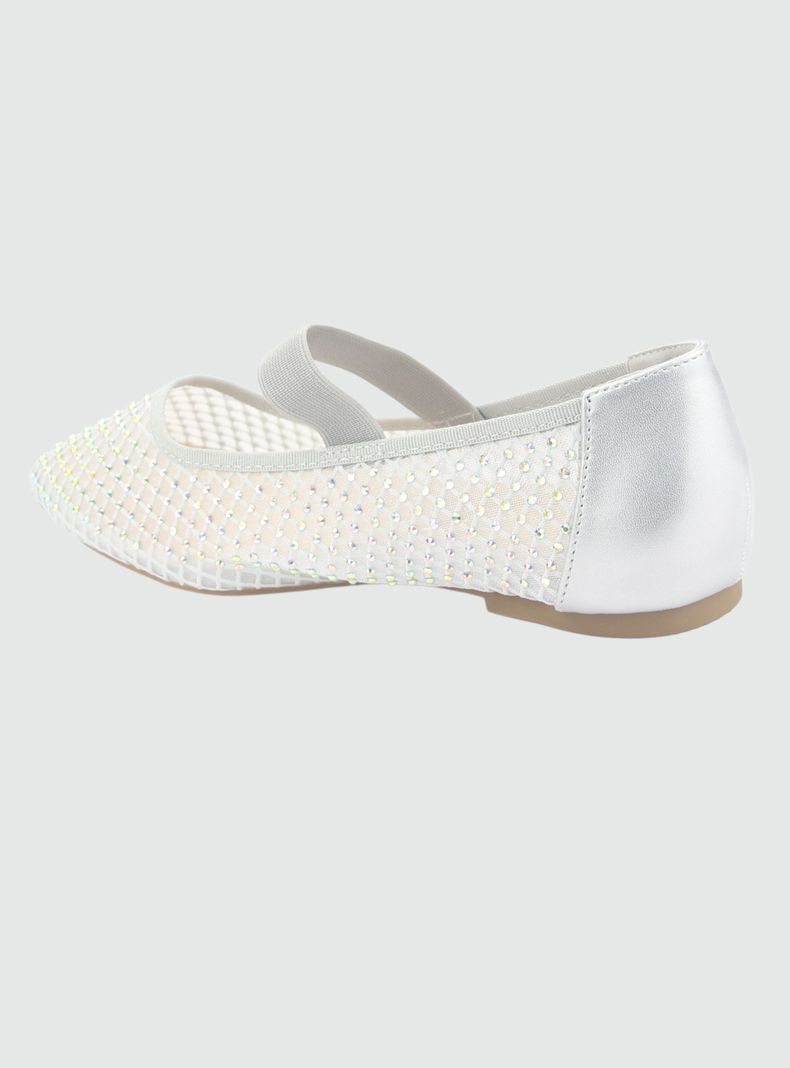 Ballerina Chalada Mujer Miu-5 Plateado Casual-7