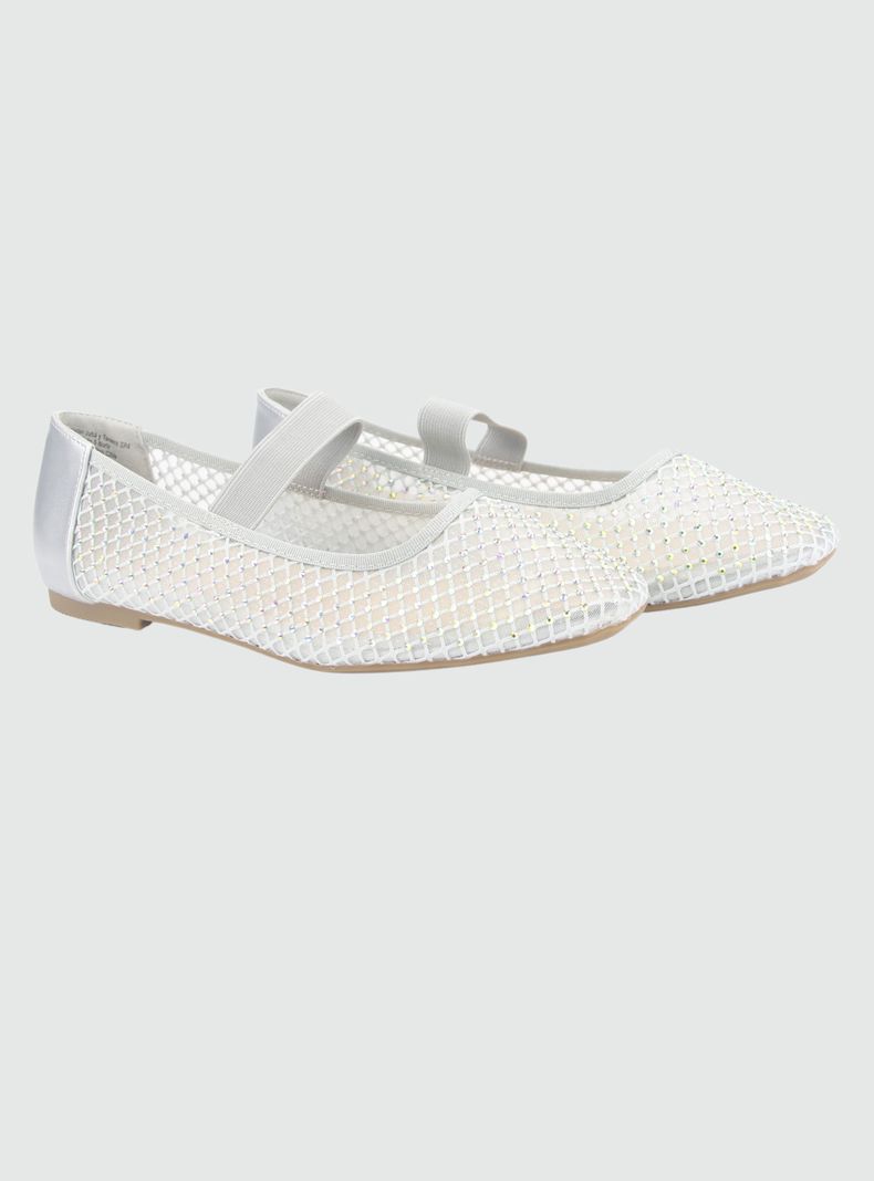 Ballerina Chalada Mujer Miu-5 Plateado Casual-9