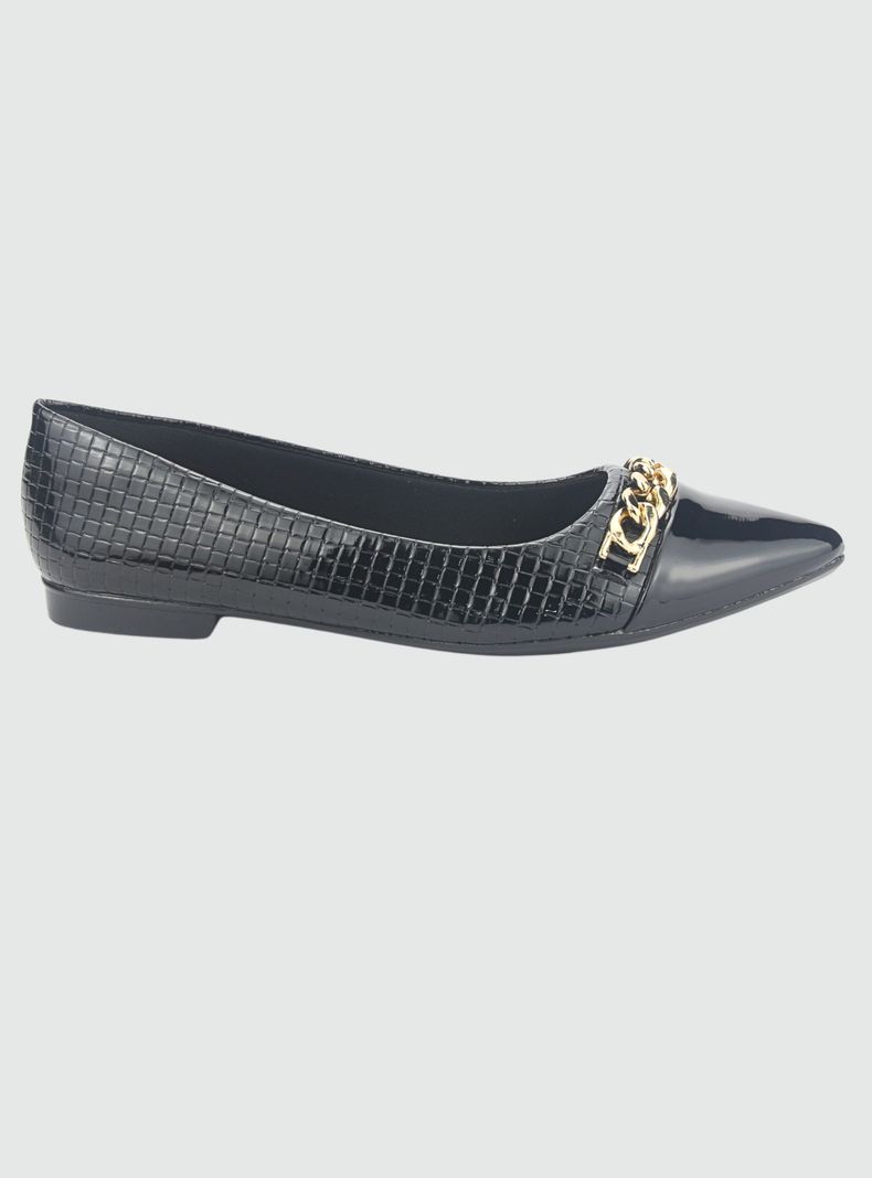 Zapato Chalada Mujer Mercnew-3 Negro Casual-0