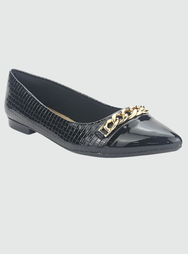Zapato Chalada Mujer Mercnew-3 Negro Casual-2