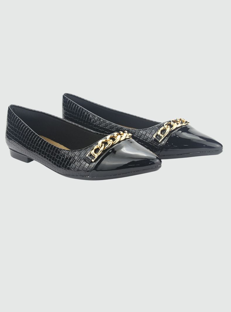 Zapato Chalada Mujer Mercnew-3 Negro Casual-4
