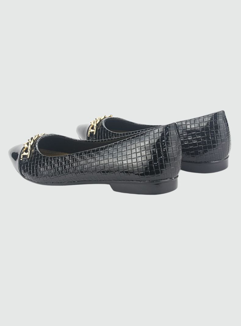 Zapato Chalada Mujer Mercnew-3 Negro Casual-5