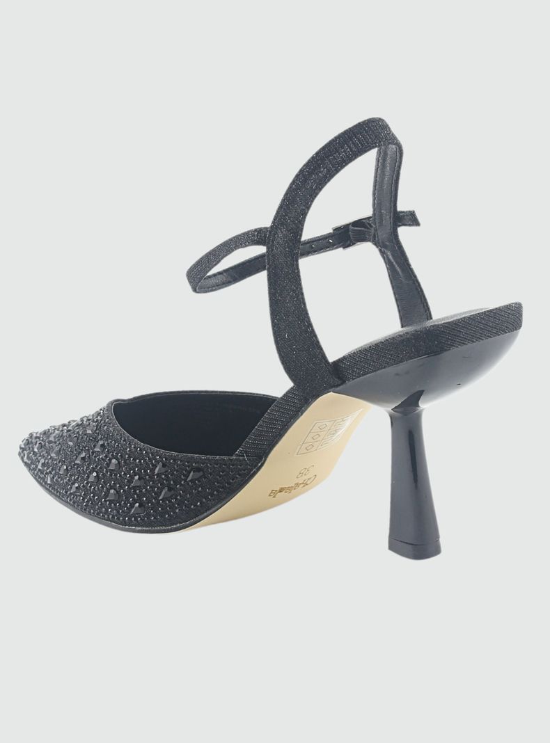 Zapato Negro de Mujer con Taco Rebi-1-3