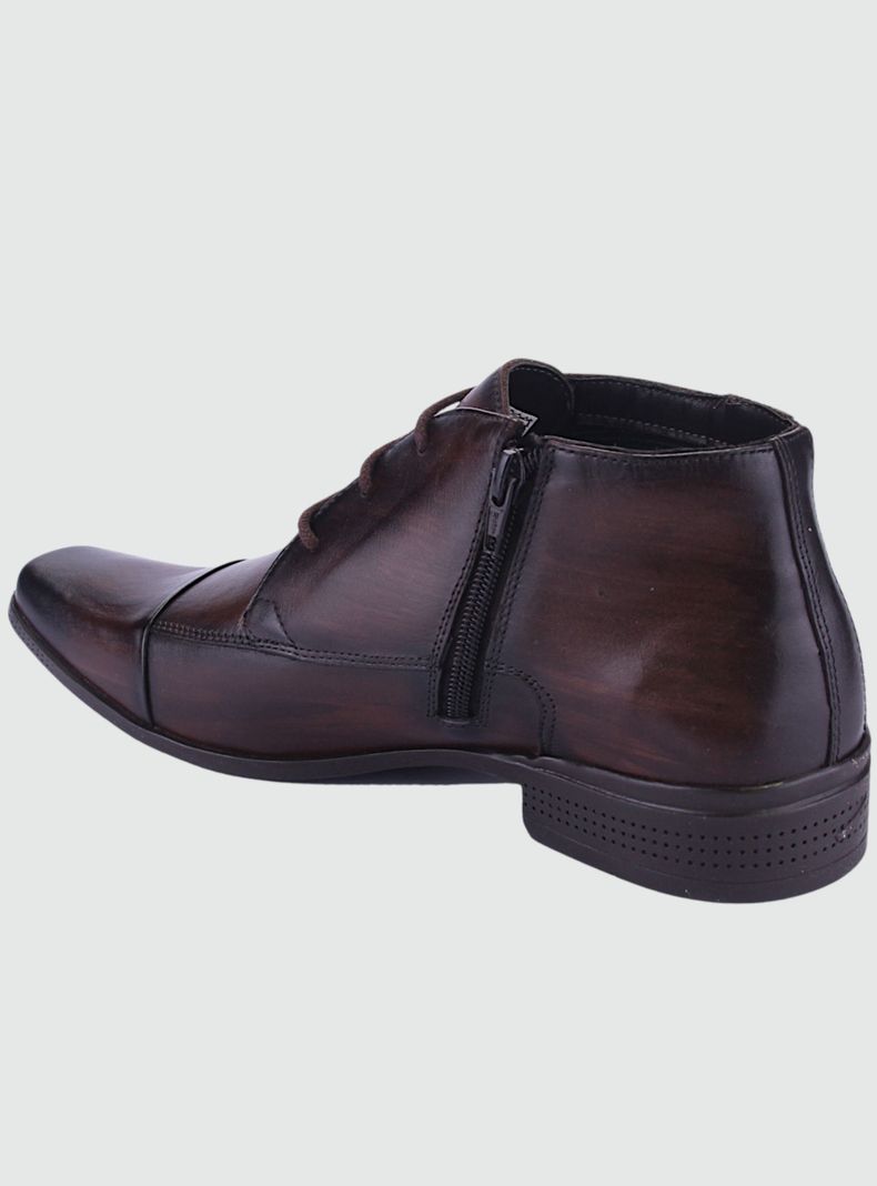Botin Ferracini Hombre 4363 Café Formal-1