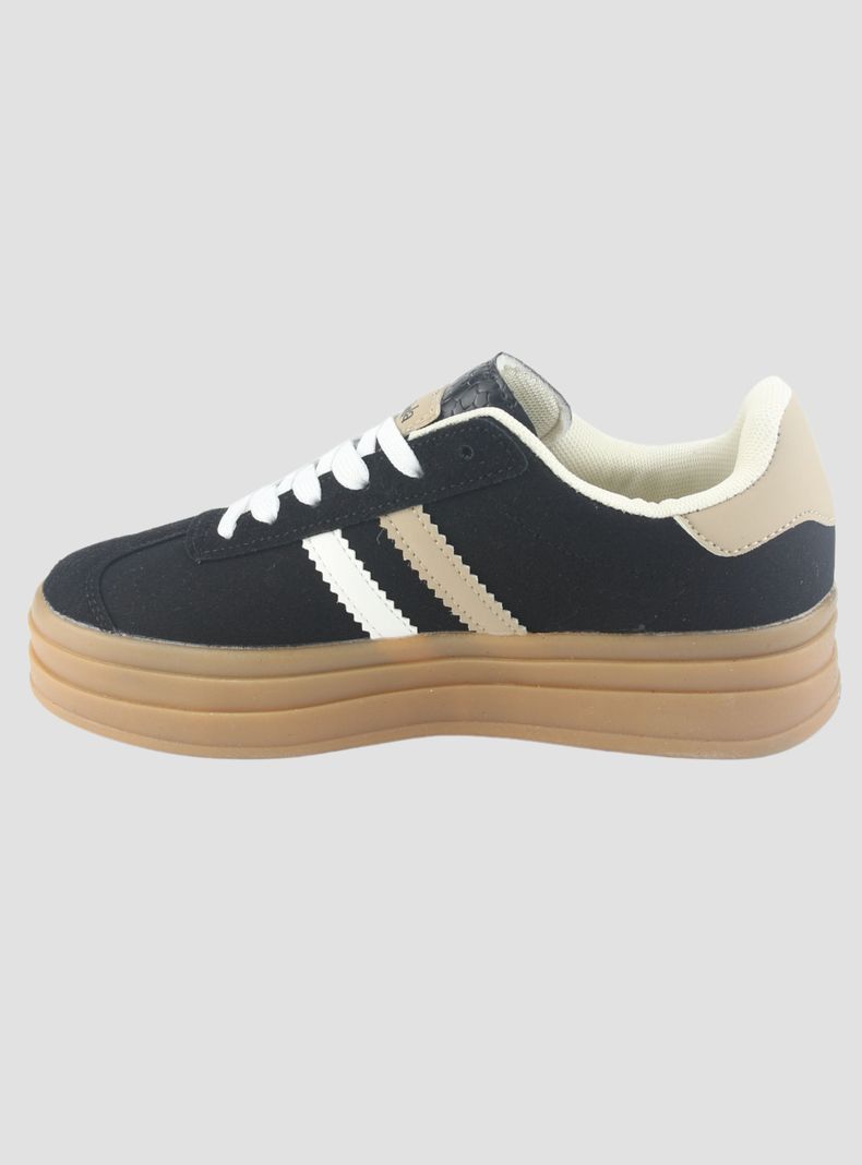 Zapatilla Chalada Mujer Andy-12 Negro Urbano-1