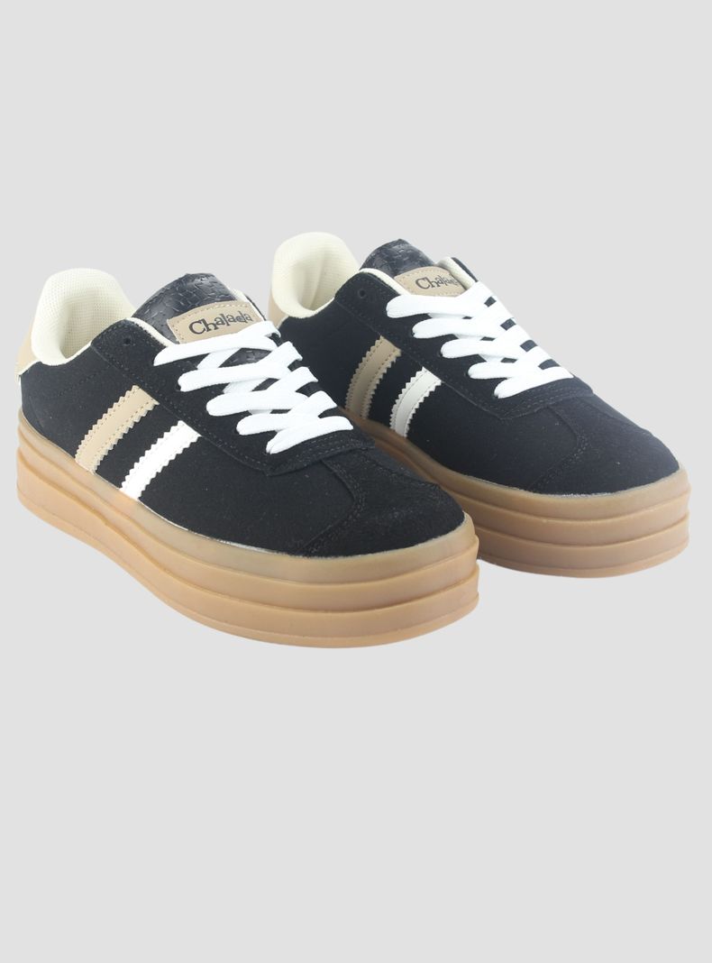 Zapatilla Chalada Mujer Andy-12 Negro Urbano-4
