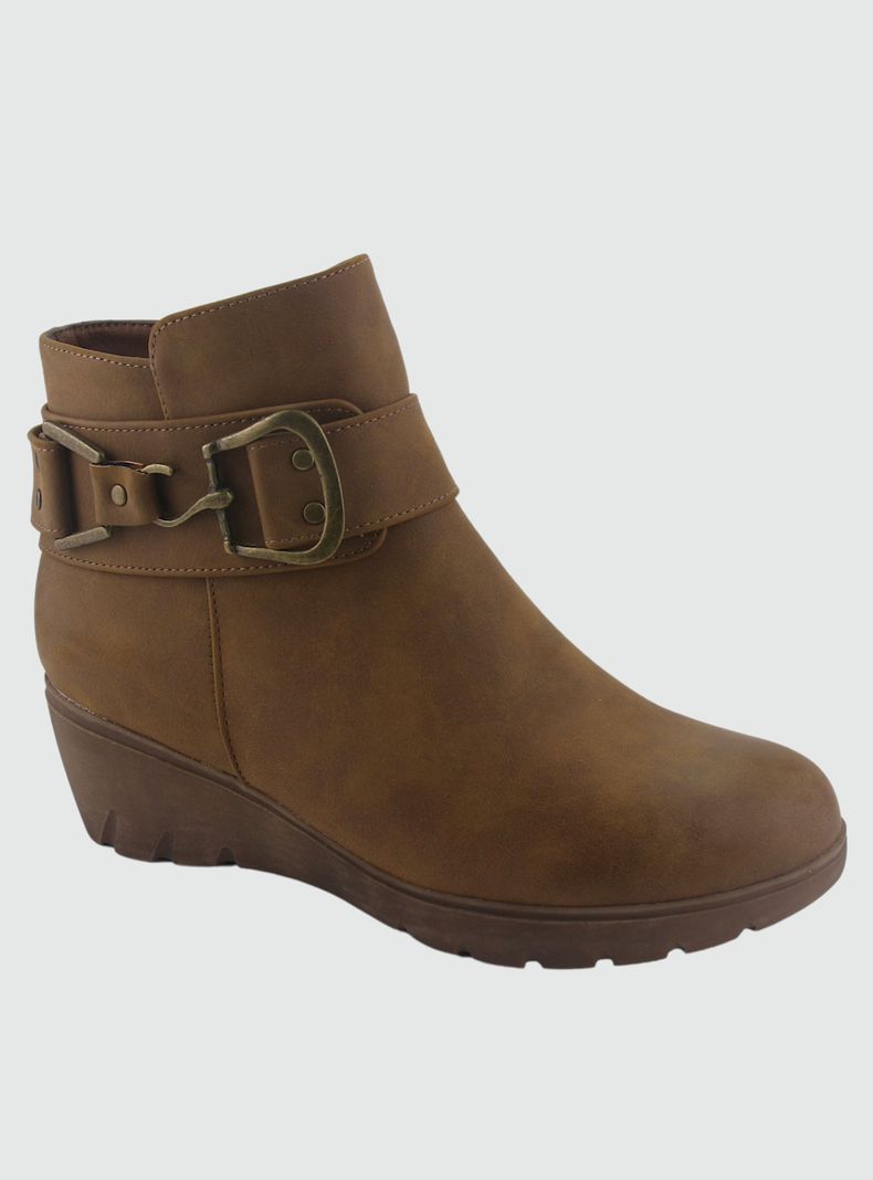 Botin Chalada Mujer Tanda-32 Tostado Casual-0