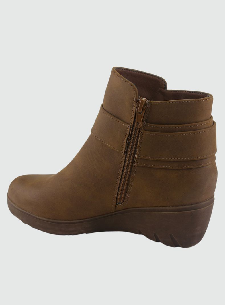 Botin Chalada Mujer Tanda-32 Tostado Casual-1
