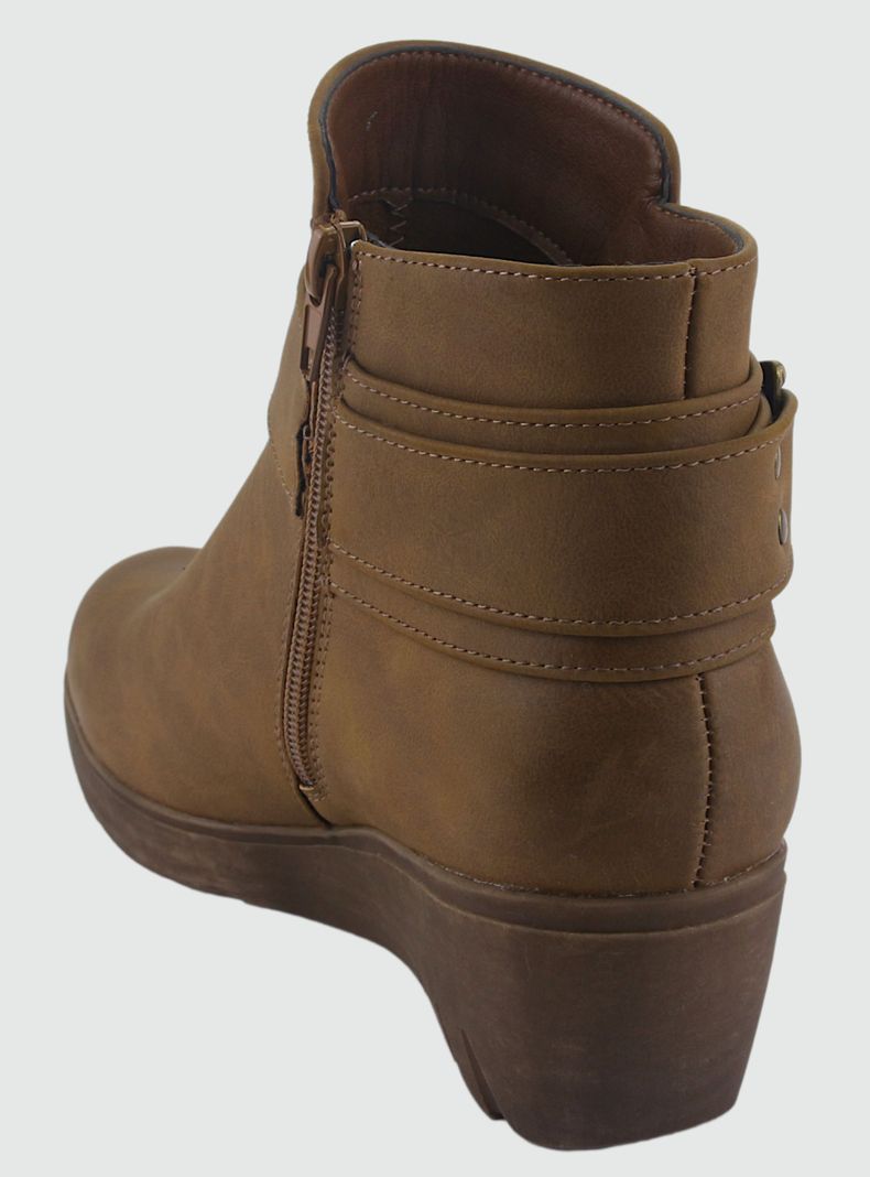 Botin Chalada Mujer Tanda-32 Tostado Casual-3
