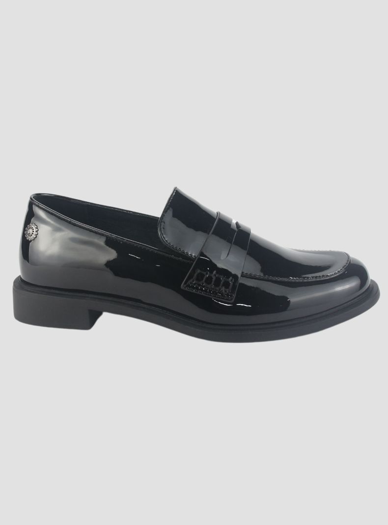 Mocasin Chalada Mujer Mocca-2 Negro Casual-0