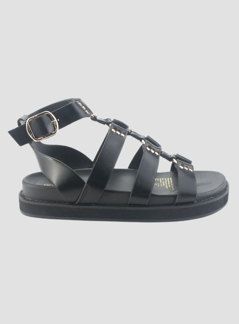Sandalia Chalada Mujer Viva-10 Negro Casual-0