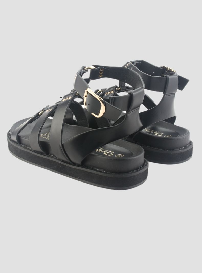 Sandalia Chalada Mujer Viva-10 Negro Casual-5