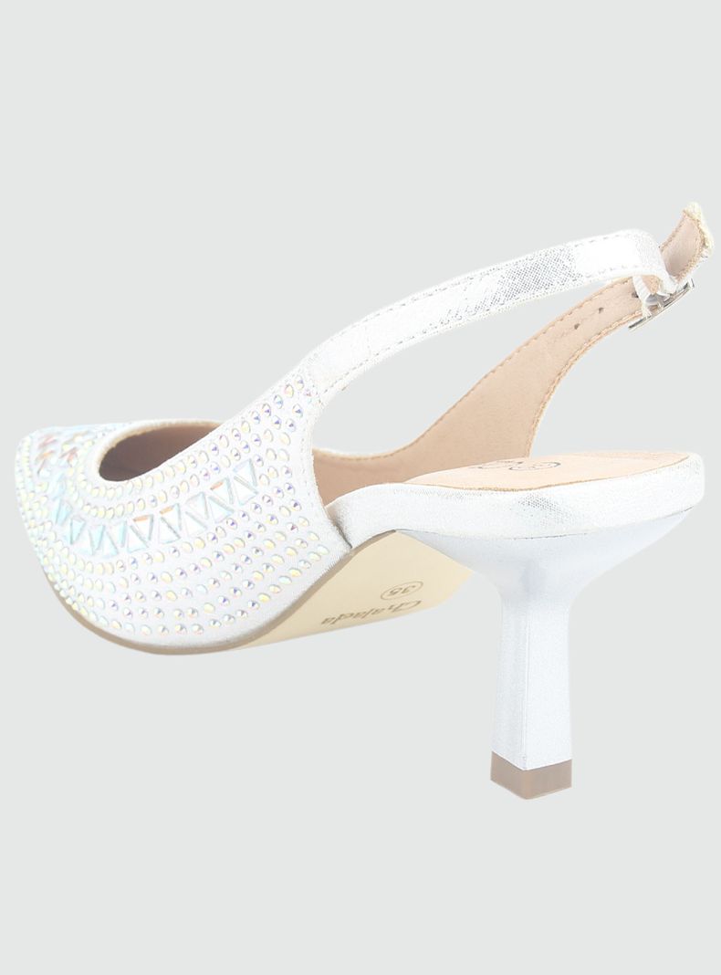 Zapato Chalada Mujer Hot-70 Plateado Casual-3
