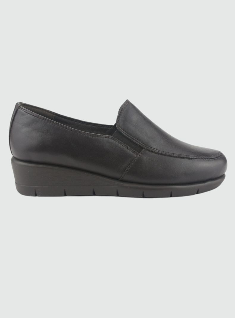 Zapato de Cuero Mujer Casual Marron Calafate-0
