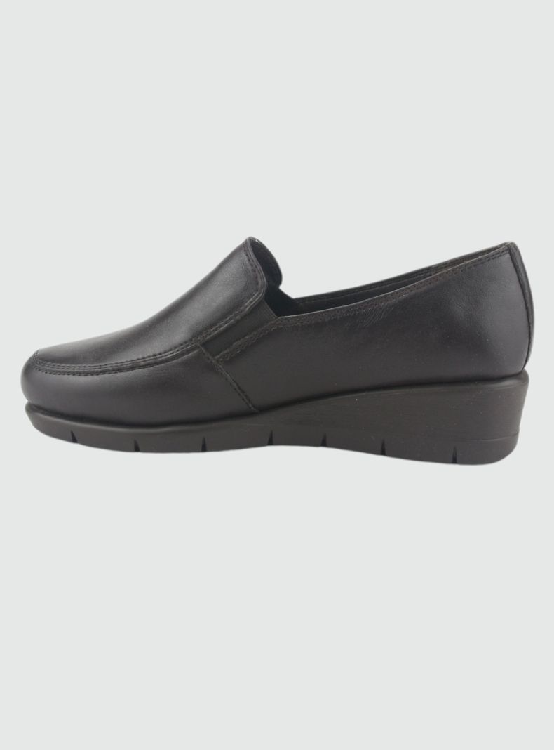 Zapato de Cuero Mujer Casual Marron Calafate-1
