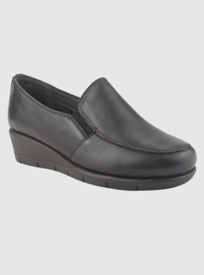 Zapato de Cuero Mujer Casual Marron Calafate-2
