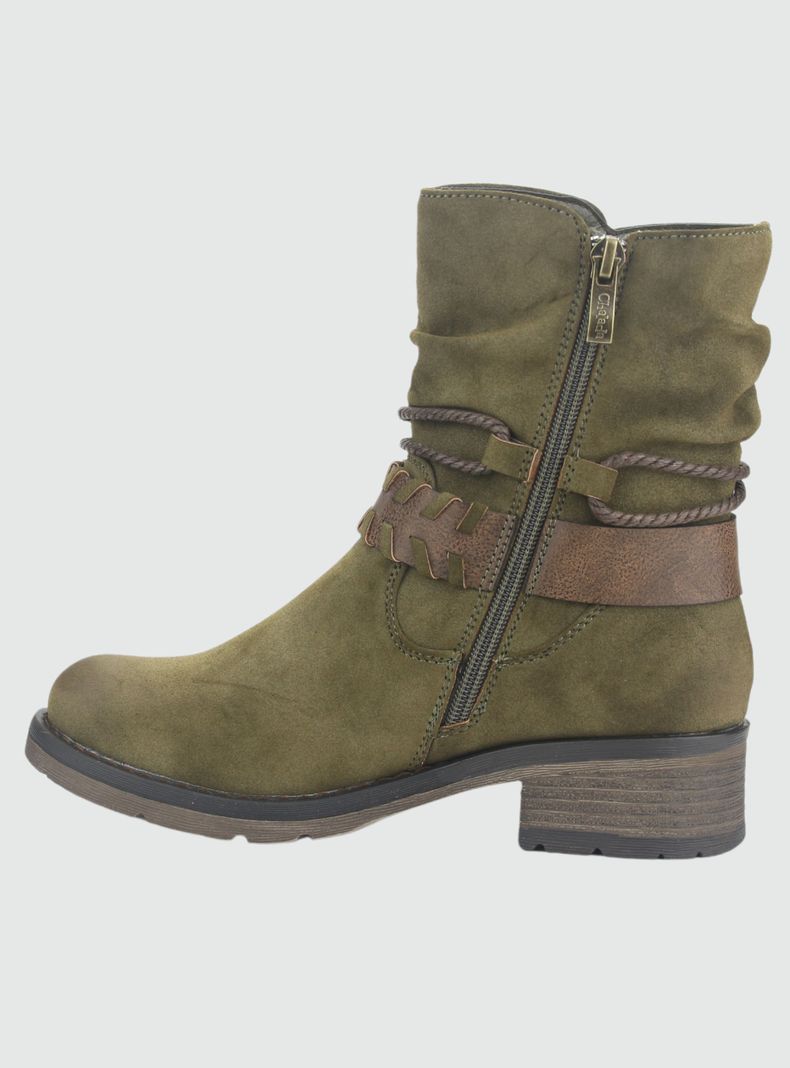 Botin Chalada Mujer Torri-22 Oliva Casual-1