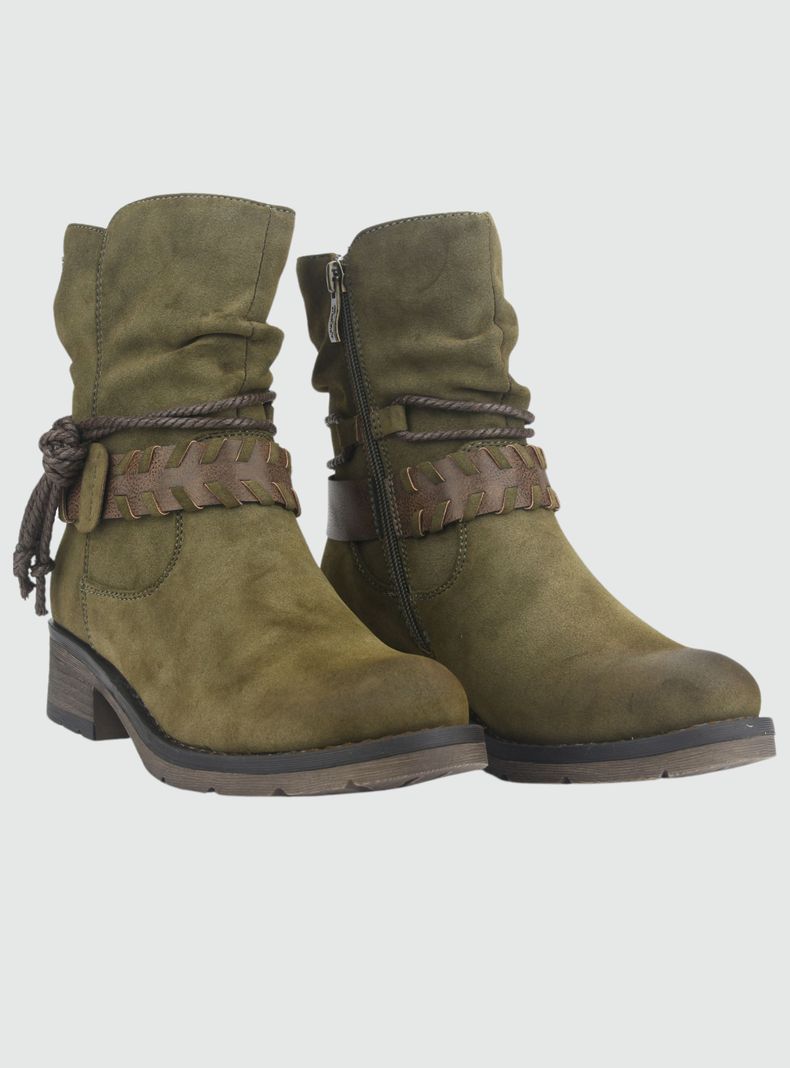 Botin Chalada Mujer Torri-22 Oliva Casual-4