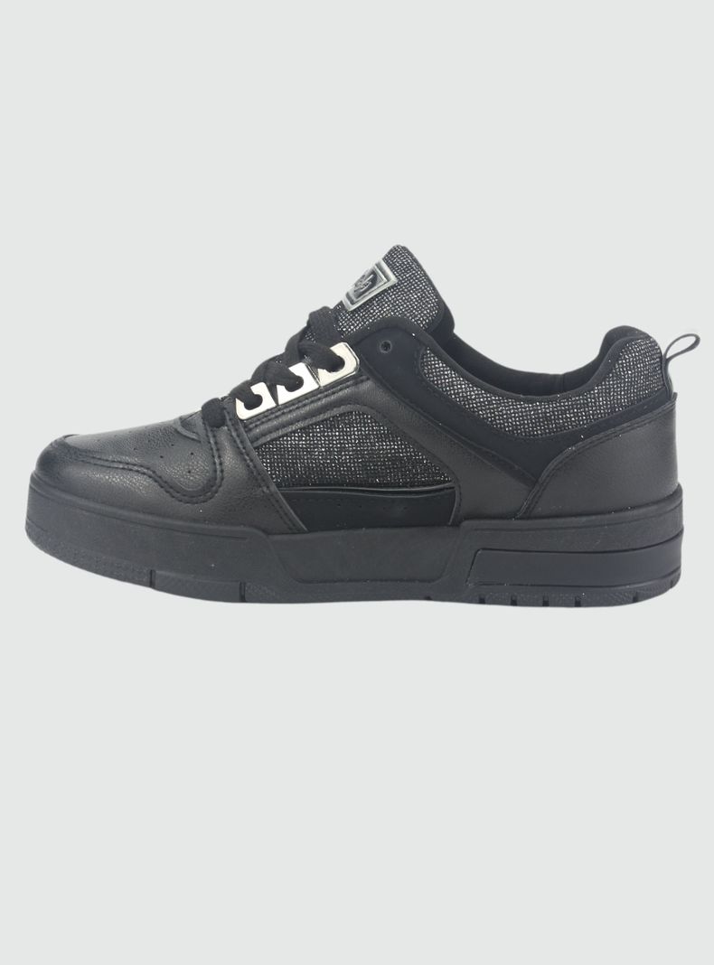 Zapatilla Chalada Mujer Joker-2 Negro Urbano-1