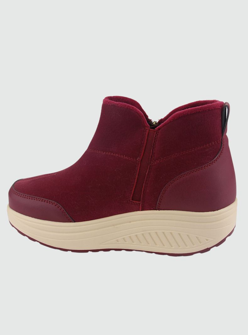 Botin Funway Mujer Tija-4 Rojo Casual-1