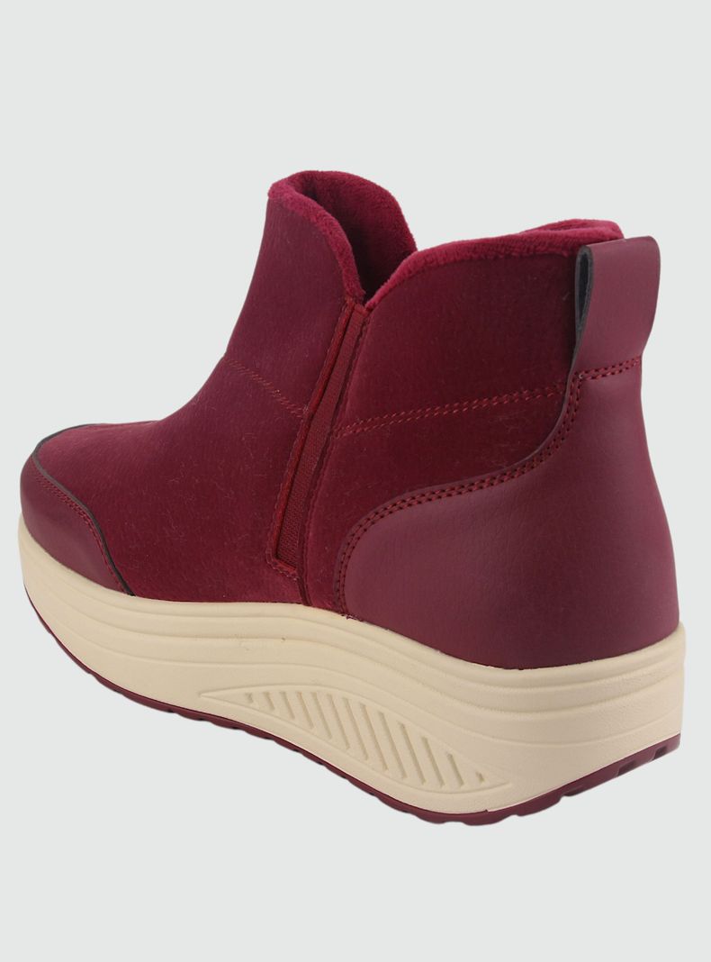 Botin Funway Mujer Tija-4 Rojo Casual-3