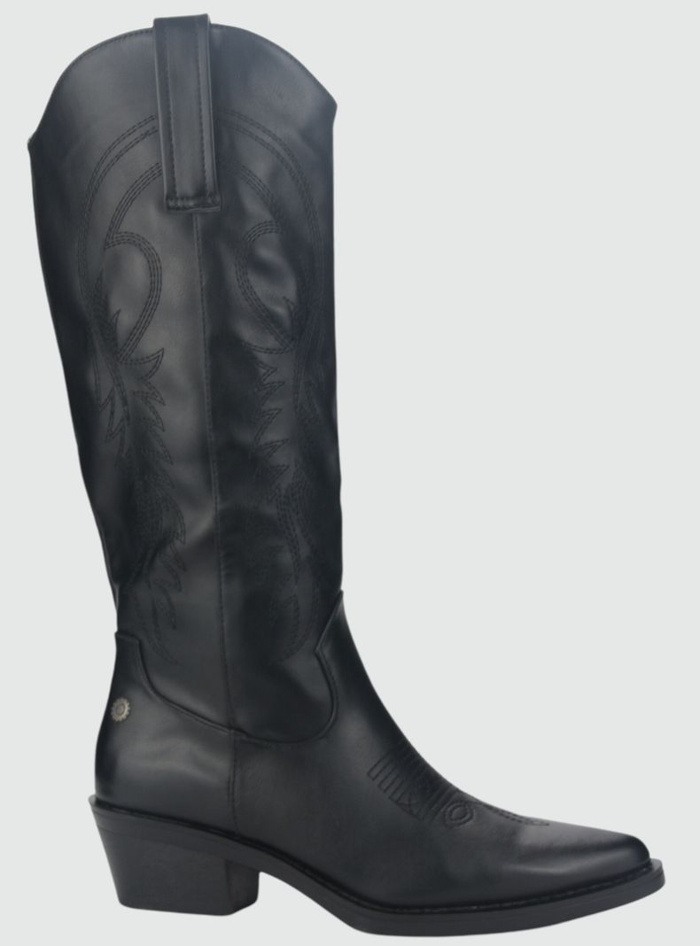 Bota Chalada Mujer West-20 Negro Casual-0
