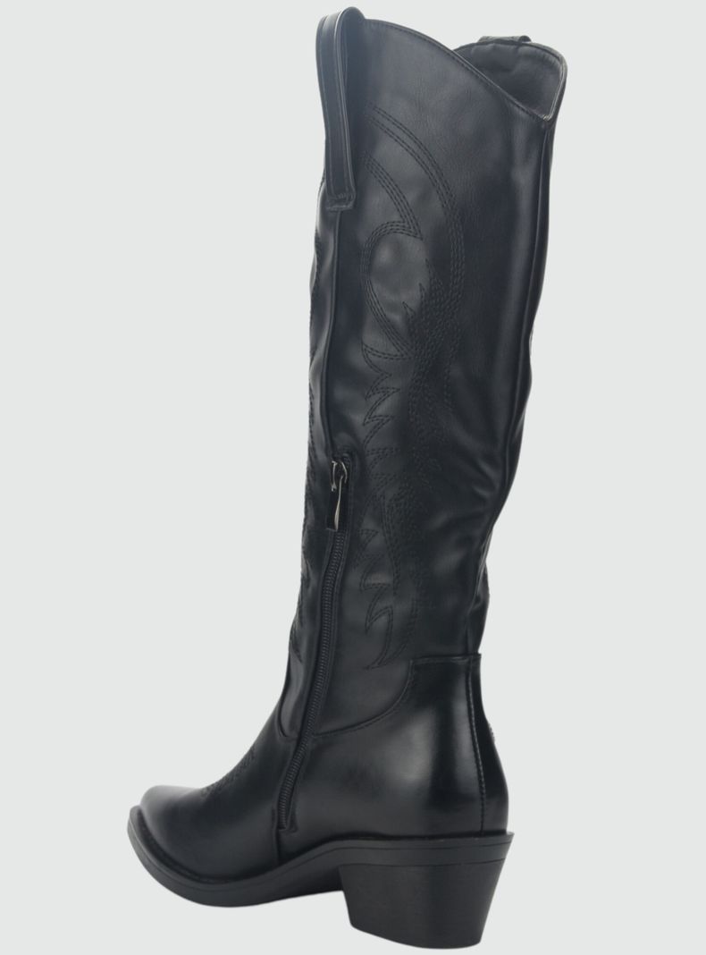 Bota Chalada Mujer West-20 Negro Casual-3