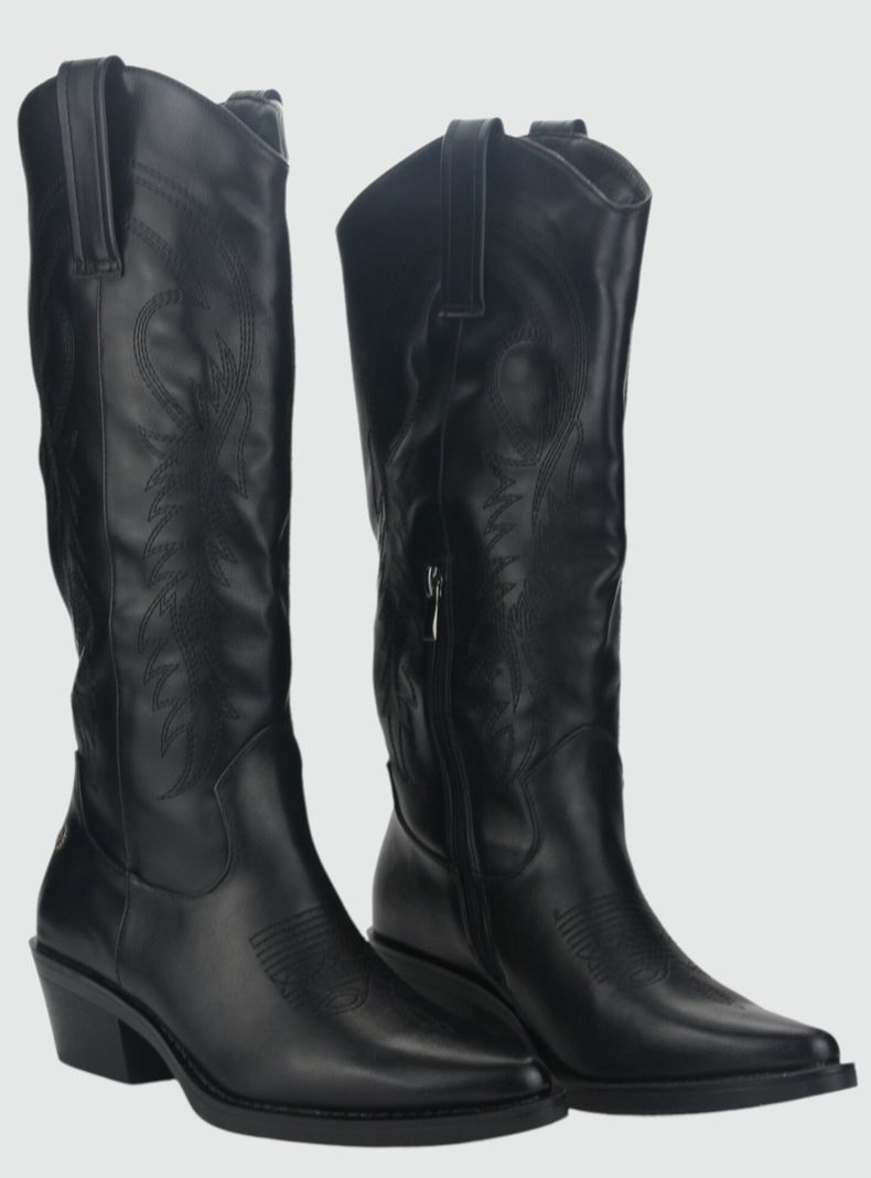 Bota Chalada Mujer West-20 Negro Casual-4