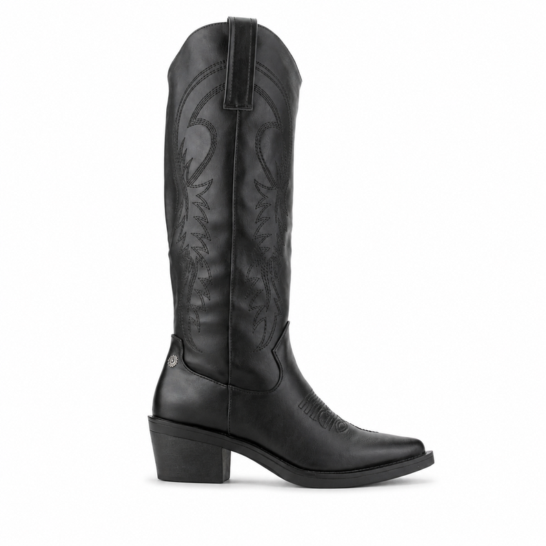Bota Chalada Mujer West-20 Negro Negro Casual 35