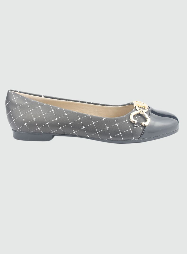Zapato Chalada Mujer Nazzer-2 Negro Casual-0
