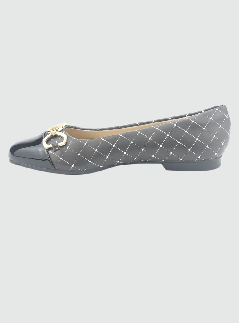 Zapato Chalada Mujer Nazzer-2 Negro Casual-1