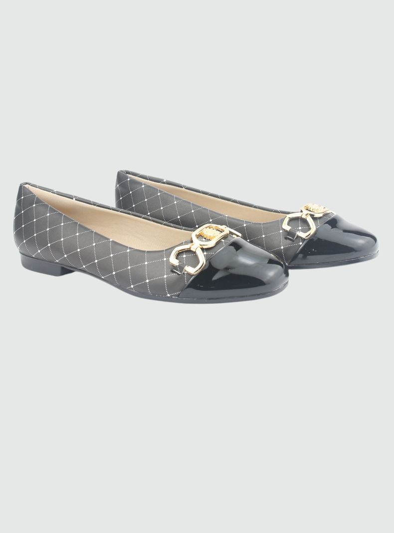 Zapato Chalada Mujer Nazzer-2 Negro Casual-4