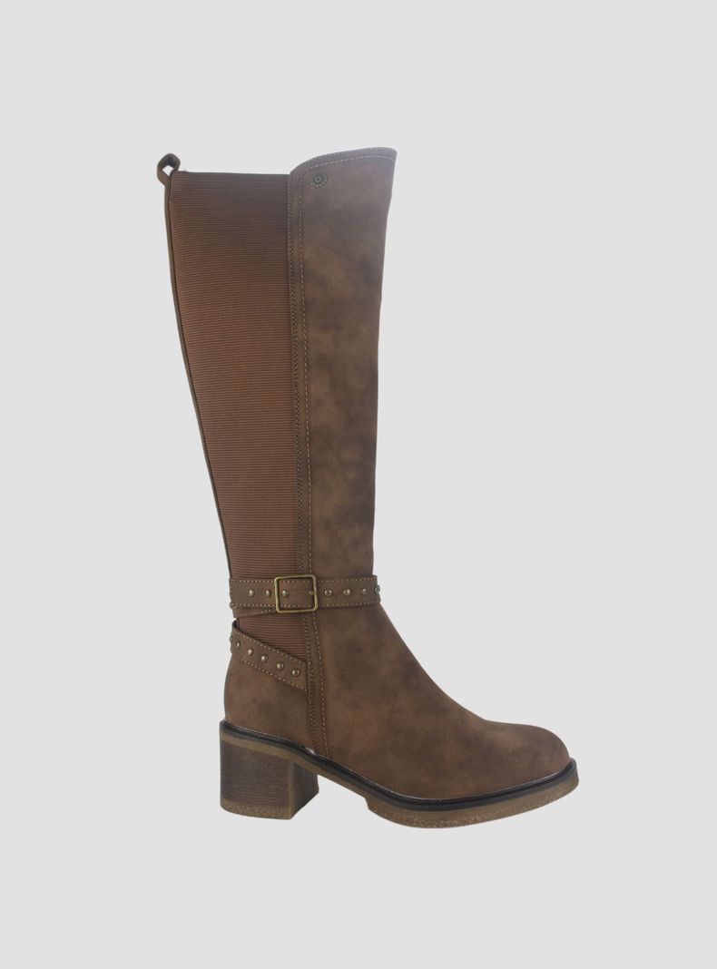 Bota Chalada Mujer Crepe-10 café Casual-0