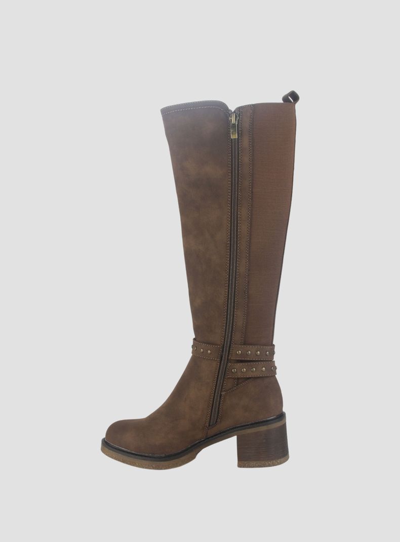 Bota Chalada Mujer Crepe-10 café Casual-1