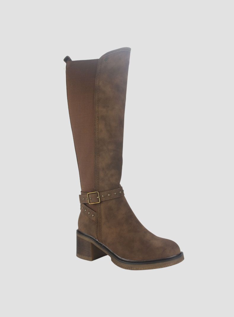 Bota Chalada Mujer Crepe-10 café Casual-2