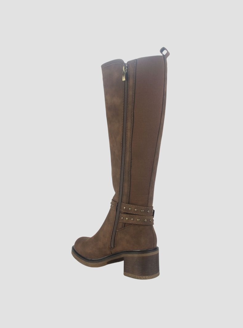 Bota Chalada Mujer Crepe-10 café Casual-3
