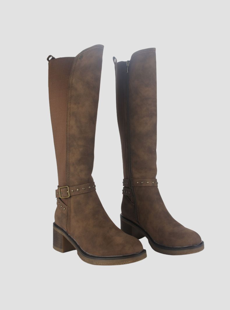 Bota Chalada Mujer Crepe-10 café Casual-4