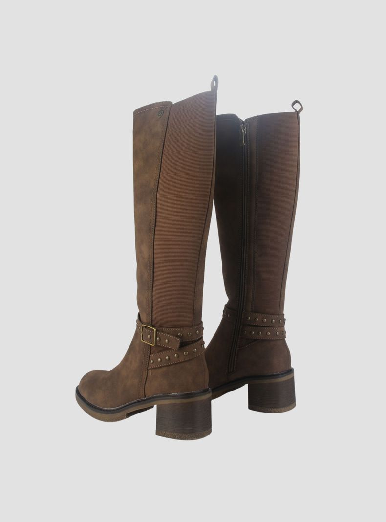 Bota Chalada Mujer Crepe-10 café Casual-5