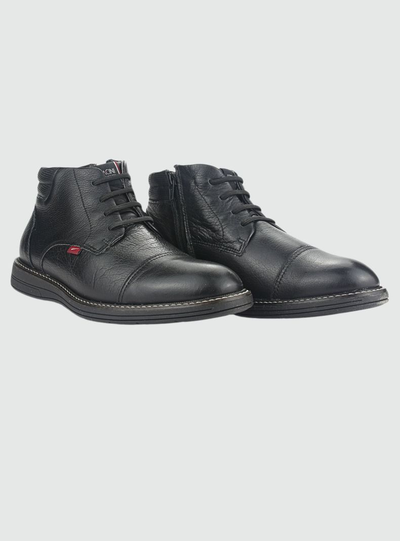 Botin Ferracini Hombre 6153 Preto/Preto Casual-4