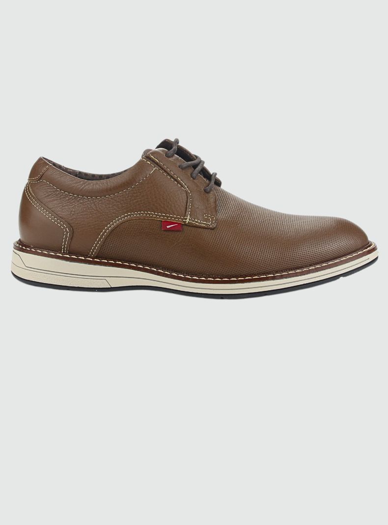 Zapato Ferracini Hombre 6152-675 E Tabaco Casual-0
