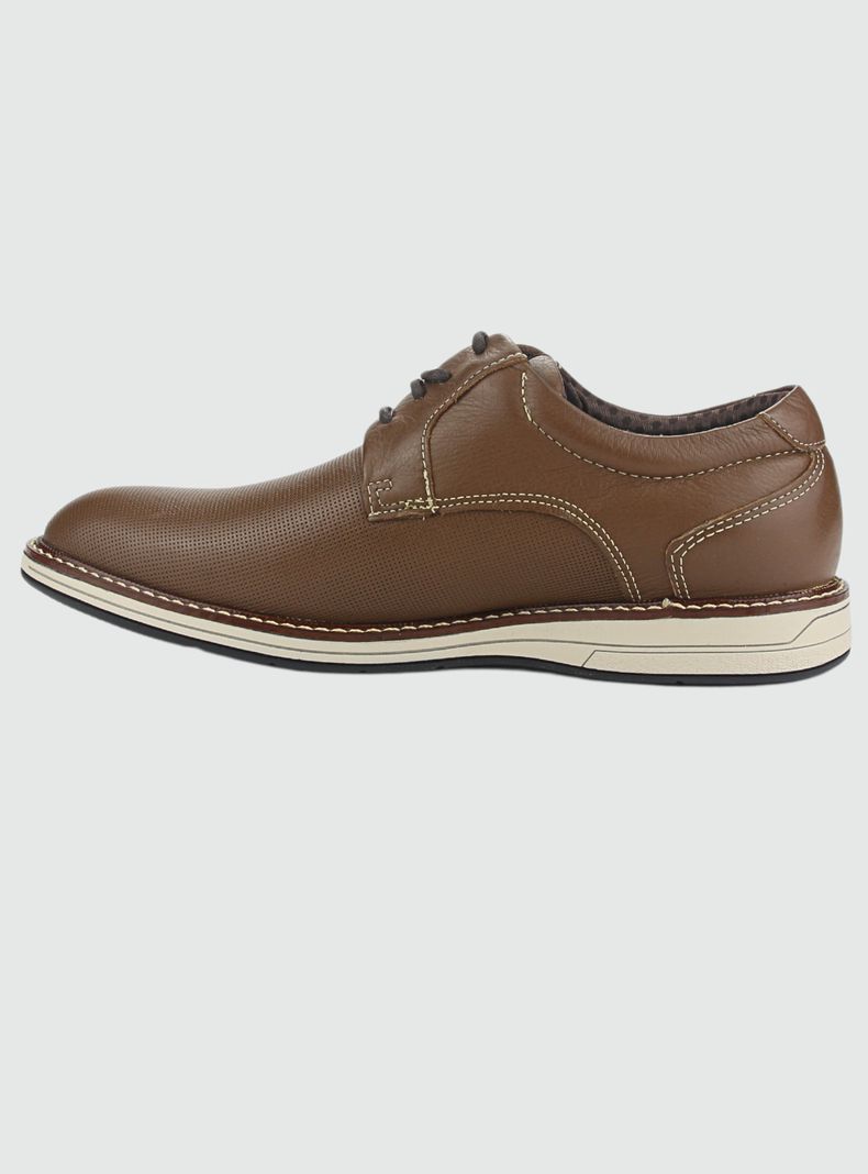 Zapato Ferracini Hombre 6152-675 E Tabaco Casual-1