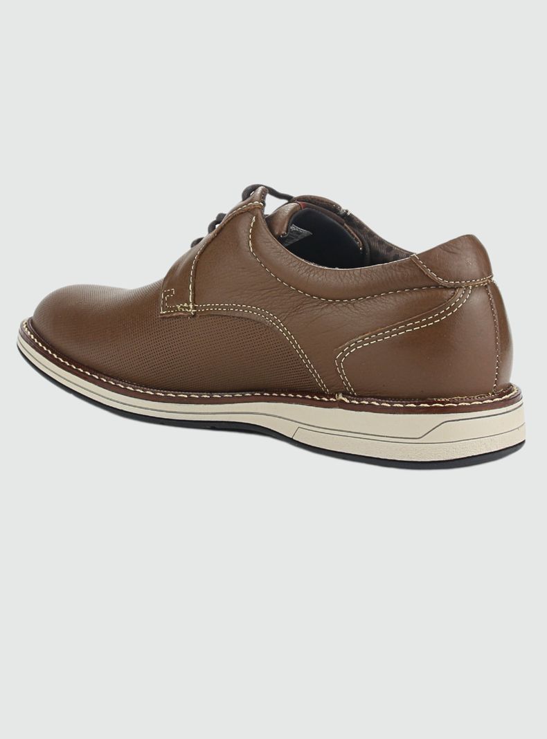 Zapato Ferracini Hombre 6152-675 E Tabaco Casual-3