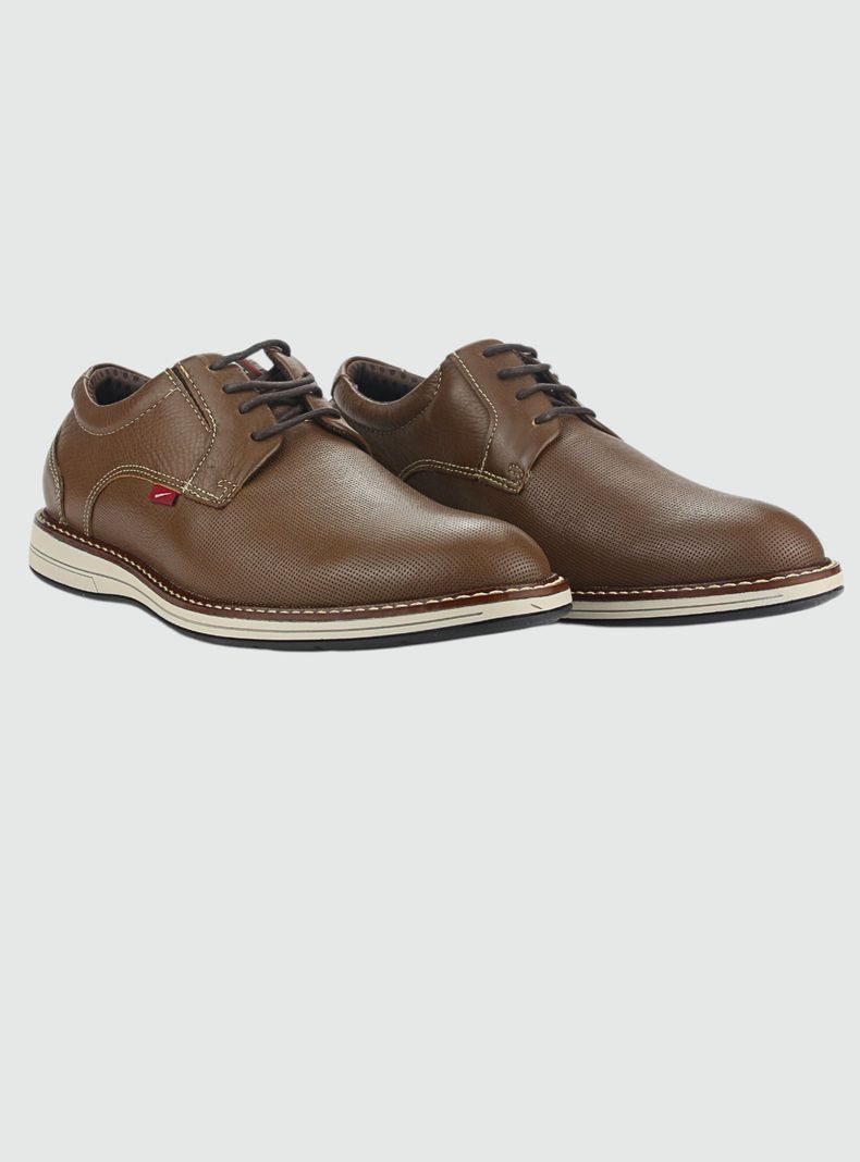 Zapato Ferracini Hombre 6152-675 E Tabaco Casual-4