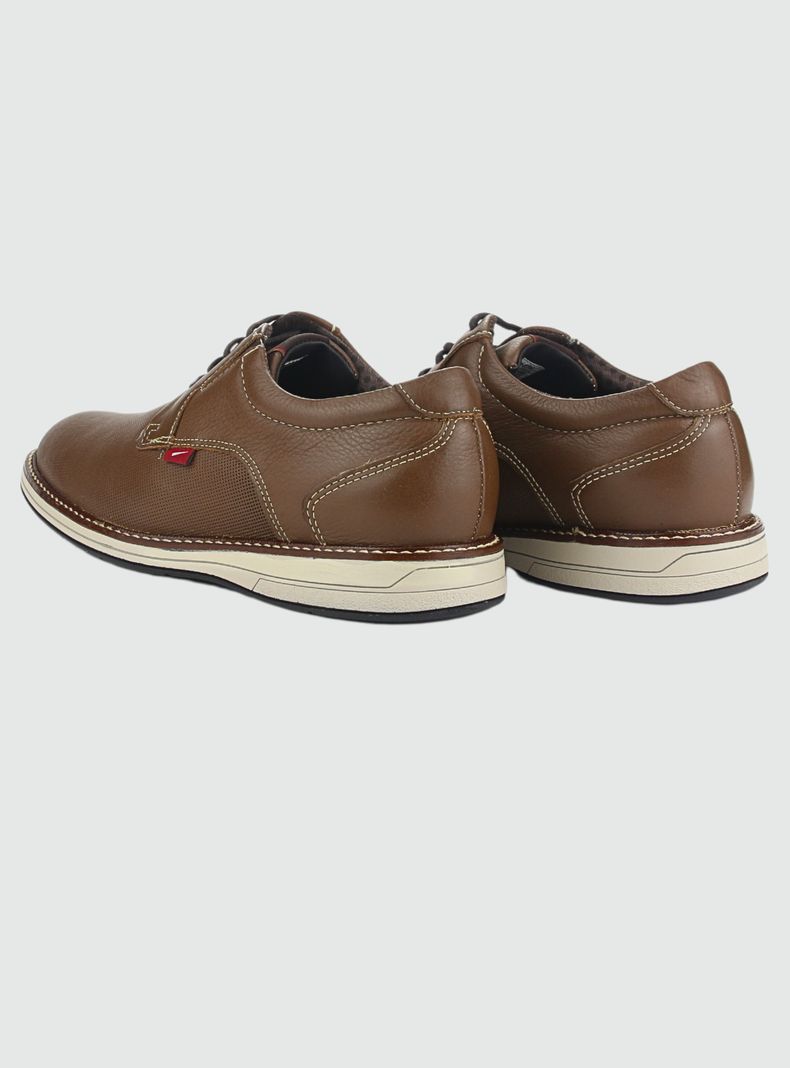 Zapato Ferracini Hombre 6152-675 E Tabaco Casual-5
