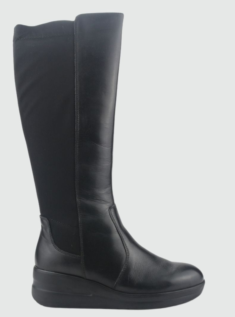 Bota de Cuero Chalada Mujer Rocky-1 Negro Casual