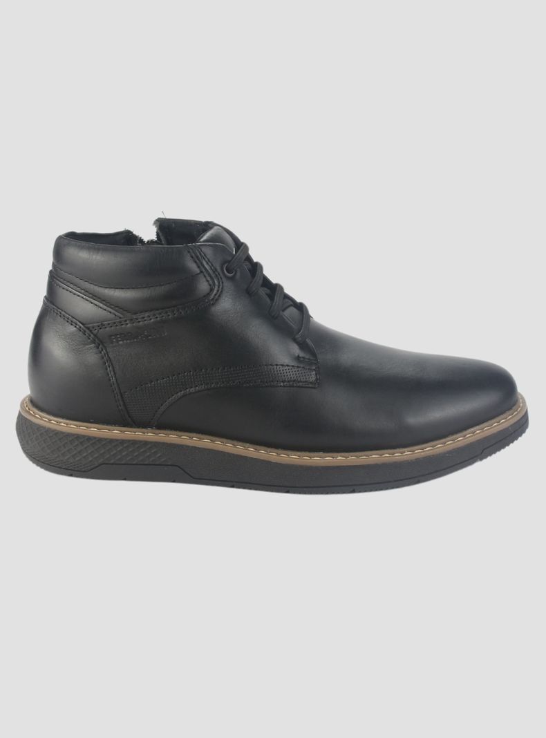 Botin Ferracini Hombre 4172 Wembley Negro Casual-0